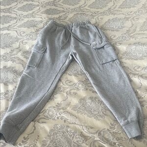 Like new Nike Light Gray Cargo Joggers